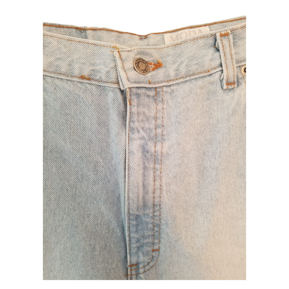 Moda Intl The London Jean Denim Cut Off Women's‎ Shorts Size 16 Inseam 4.5 in - Picture 4 of 9